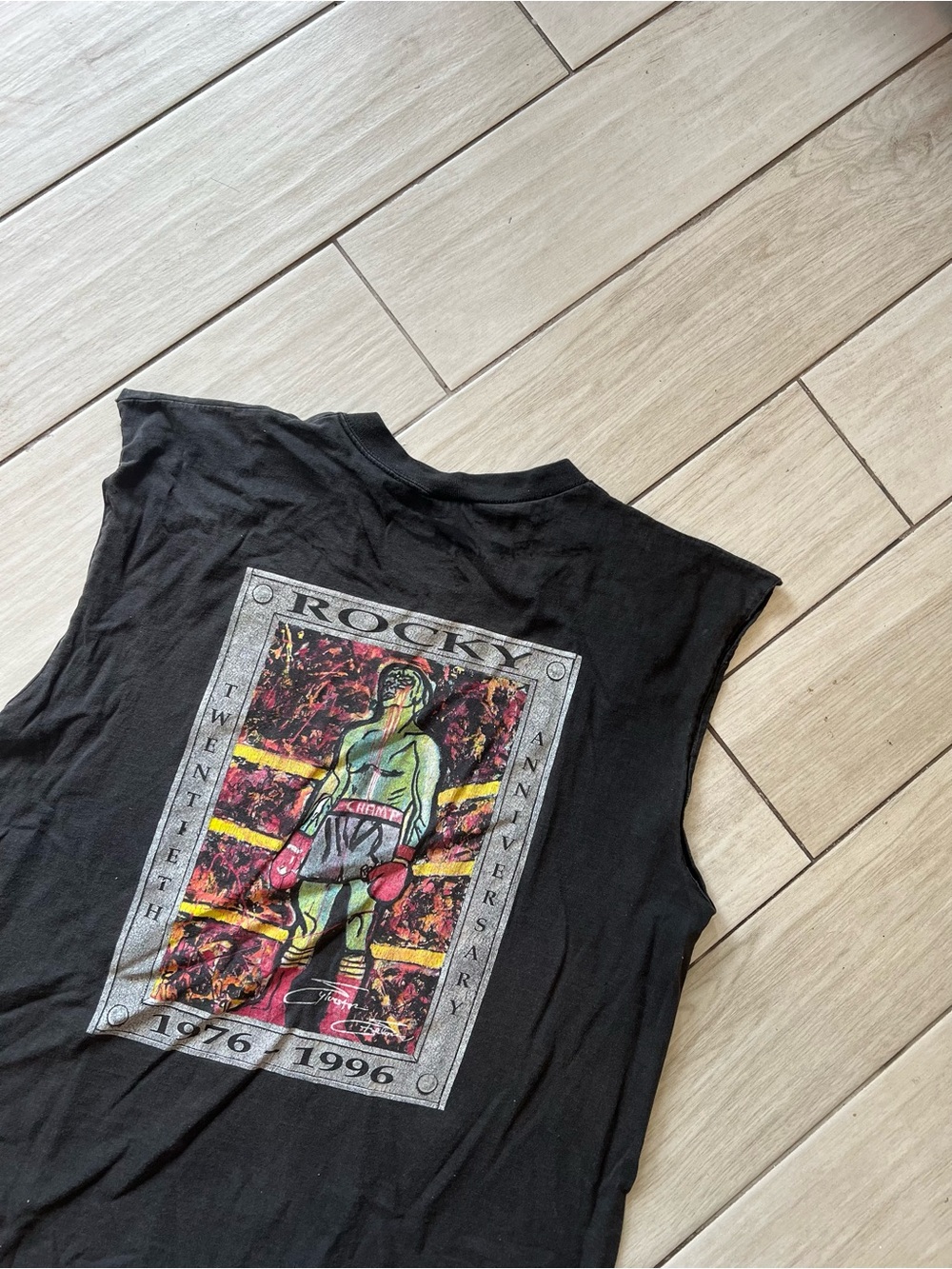 1990s Planet Hollywood Rocky 20th Anniversary Tank Top Large